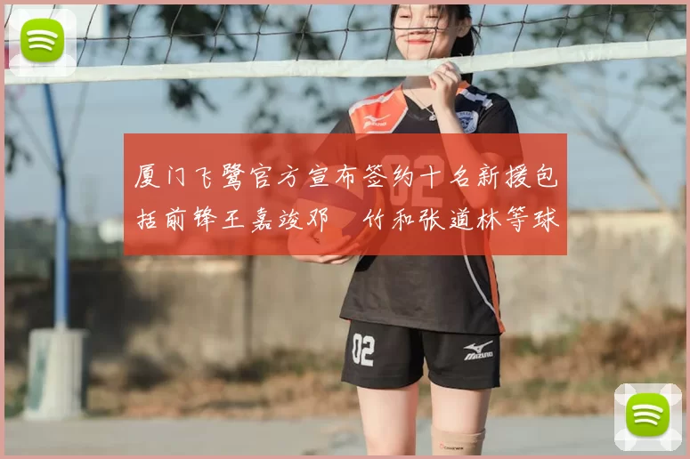 厦门飞鹭官方宣布签约十名新援包括前锋王嘉竣邓棽竹和张道林等球员