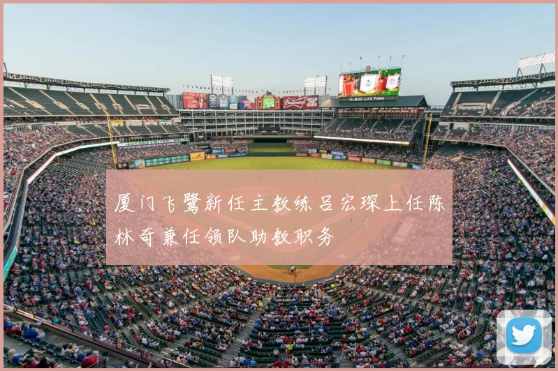 厦门飞鹭新任主教练吕宏琛上任陈林奇兼任领队助教职务