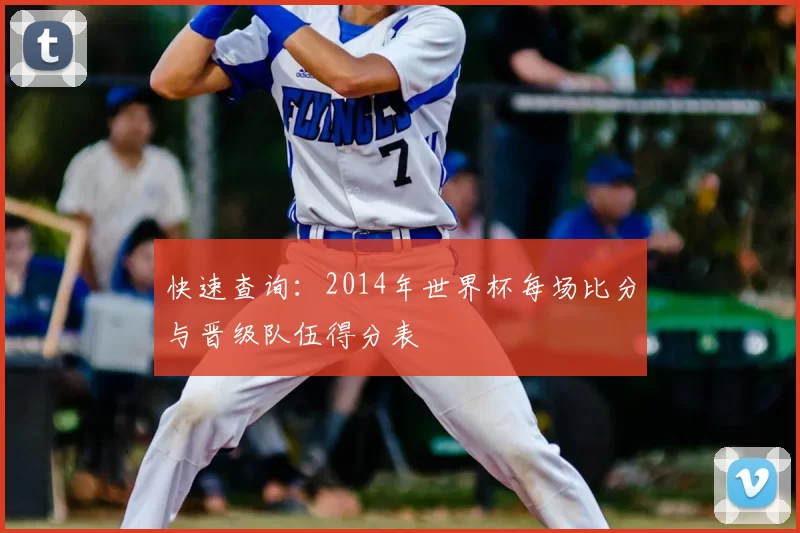 快速查询：2014年世界杯每场比分与晋级队伍得分表